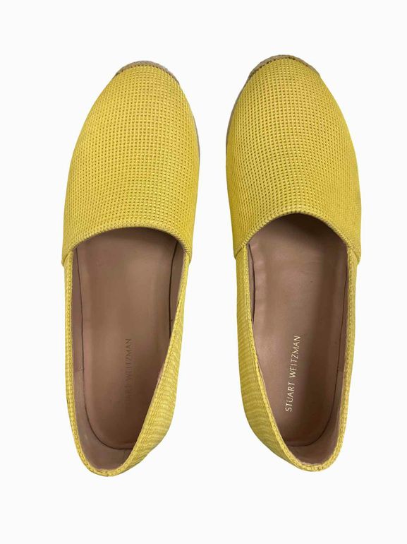 STUART WEITZMAN WOVEN ESPADRILLE SIZE: 8.5