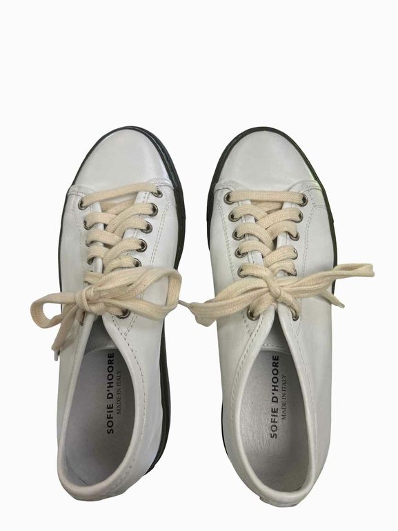 SOFIE D'HOORE LEATHER TRAINERS SIZE : 37.5