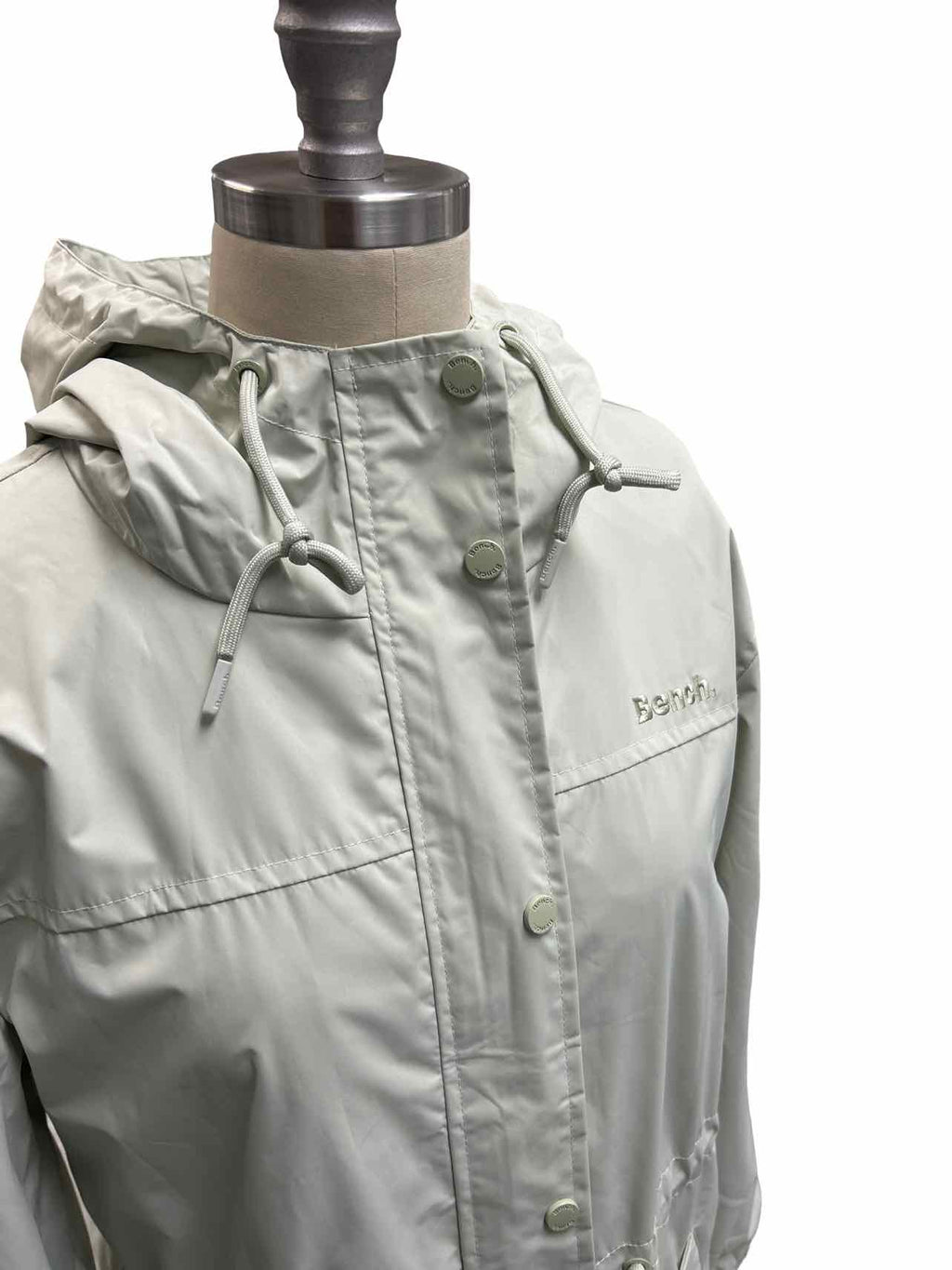 BENCH NEW! HOODED RAIN JACKET LONG LENGTH SIZE: M
