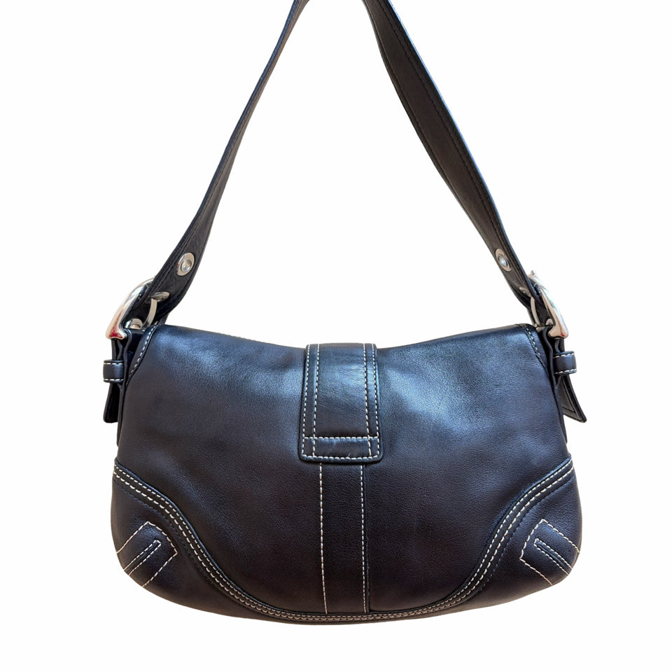 COACH VINTAGE '90s/00s SOHO LEATHER SHOULDER MINI BAG F10188