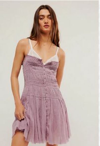 FREE PEOPLE LAUSANNE SLIP DRESS SIZE: S