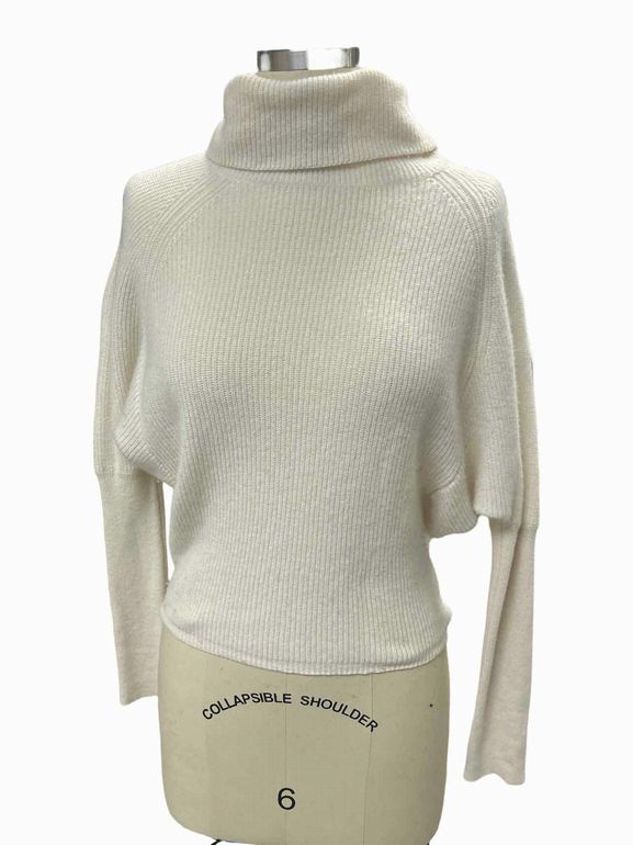 AMANDA MARIA 100% CASHMERE COWLNECK SWTR SIZE: XS