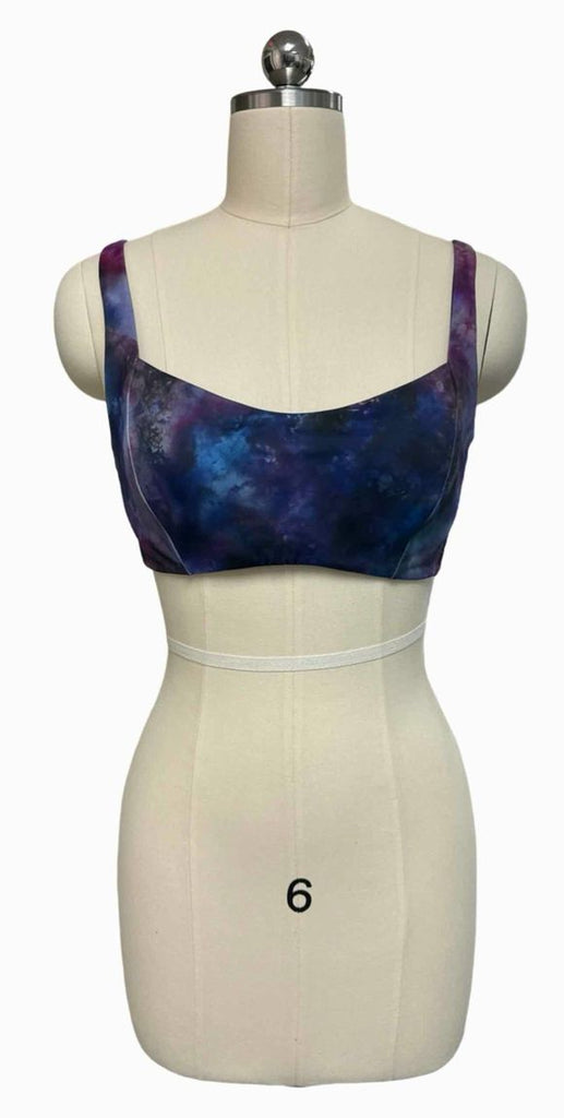 ATHLETA NWT! SUPERNOVA PURPLE BIKINI TOP SIZE 36