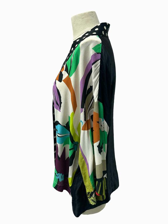 ALEMBIKA MIXED PRINT KIMONO STYLE SIZE: M