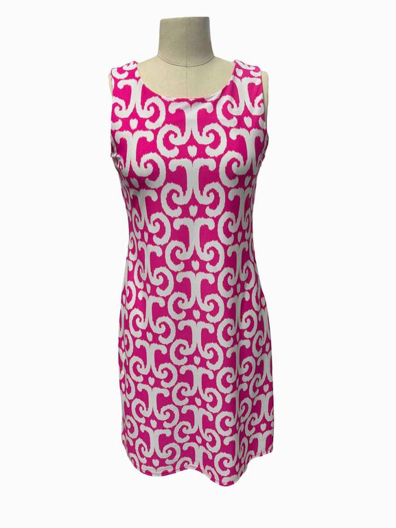 JUDE CONNALLY SLEEVELESS SCOOP NECK SHIFT SIZE: S