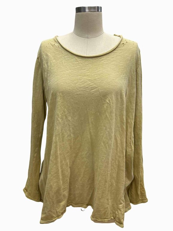 MAGNOLIA PEARL DYLAN DISTRESSED LONG SLEEVE TOP SIZE: ONE SIZE