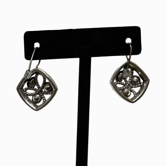 BRIGHTON TWO TONE YALTA FRENCH WIRE EARRINGS