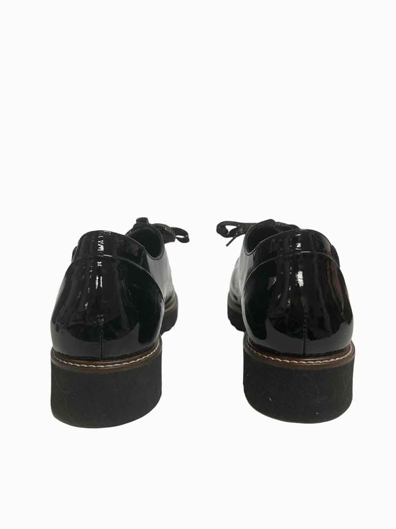 MEPHISTO SANCHA PATENT LEATHER LACE UP SIZE: 10