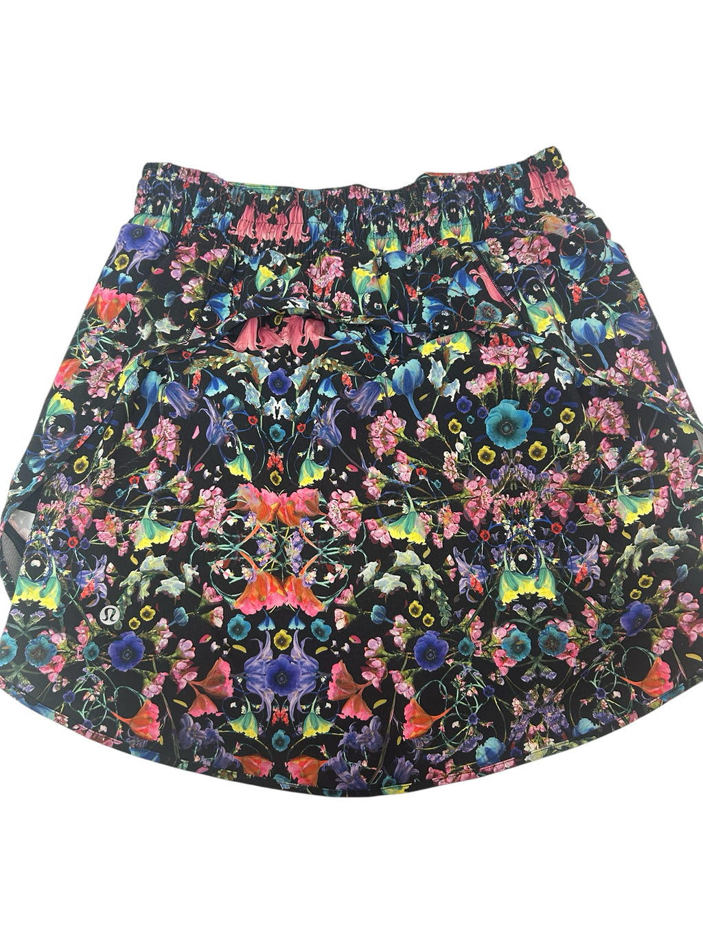 LULULEMON HOTTY HOT HIGH RISE SKORT FLOWERSCAPE SIZE 6