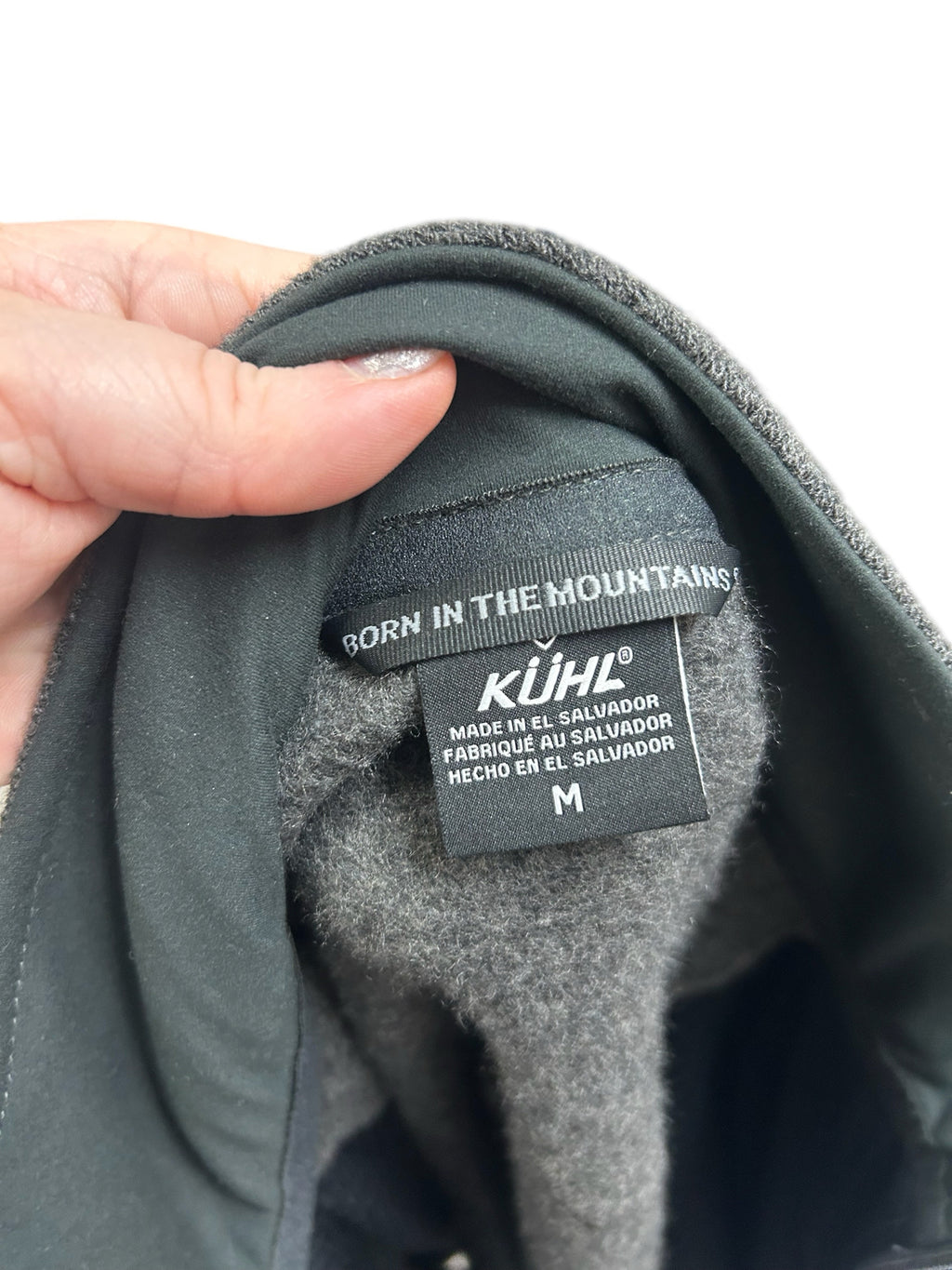 KUHL INTERCEPTR FULL ZIP FLEECE JACKET GRAY SIZE MEDIUM
