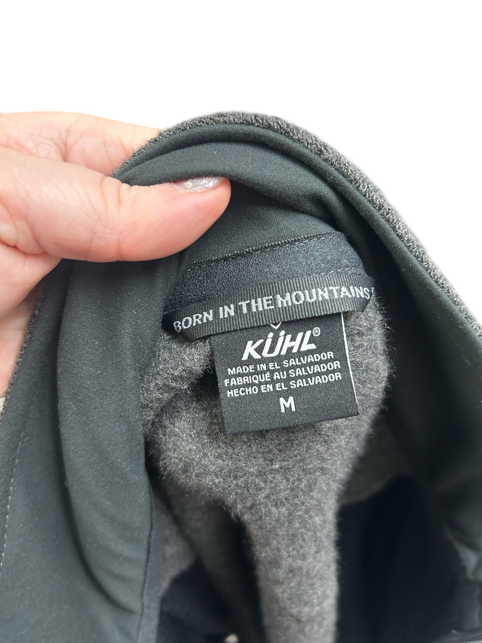 KUHL INTERCEPTR FULL ZIP FLEECE JACKET GRAY SIZE MEDIUM