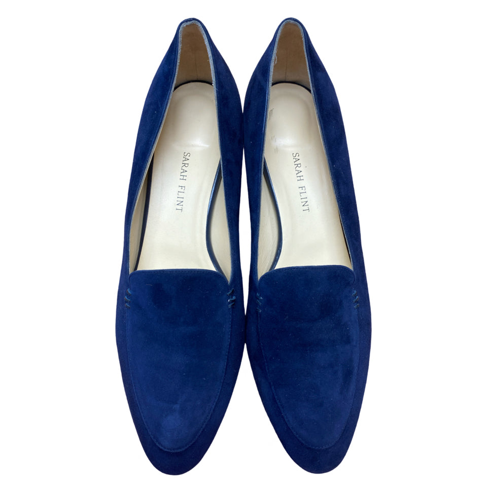 SARAH FLINT ROSIE NAVY SUEDE PUMP SIZE 42.5