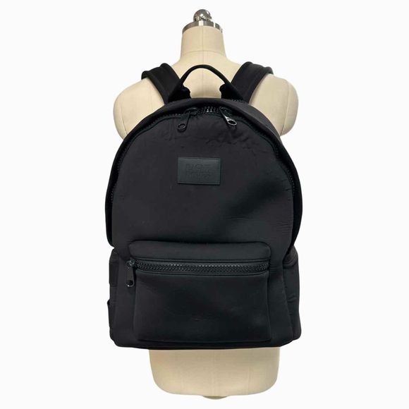 DAGNE DOVER LARGE DAKOTA NEOPRENE BLACK BACKPACK