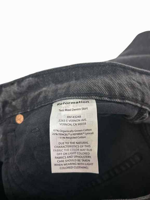 REFORMATION  TAZZ MAXI DENIM SIZE: 31