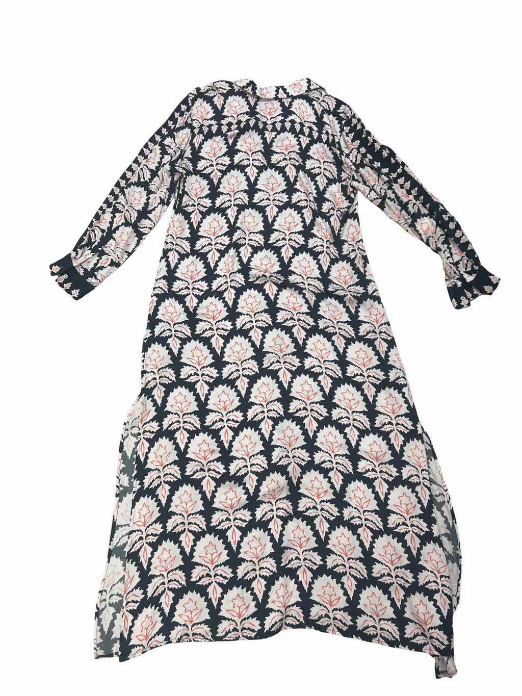 ANTHROPOLOGIE OMIKA PALMA SHIRT DRESS MAXI IN MIKA CAVIAR SIZE: XL