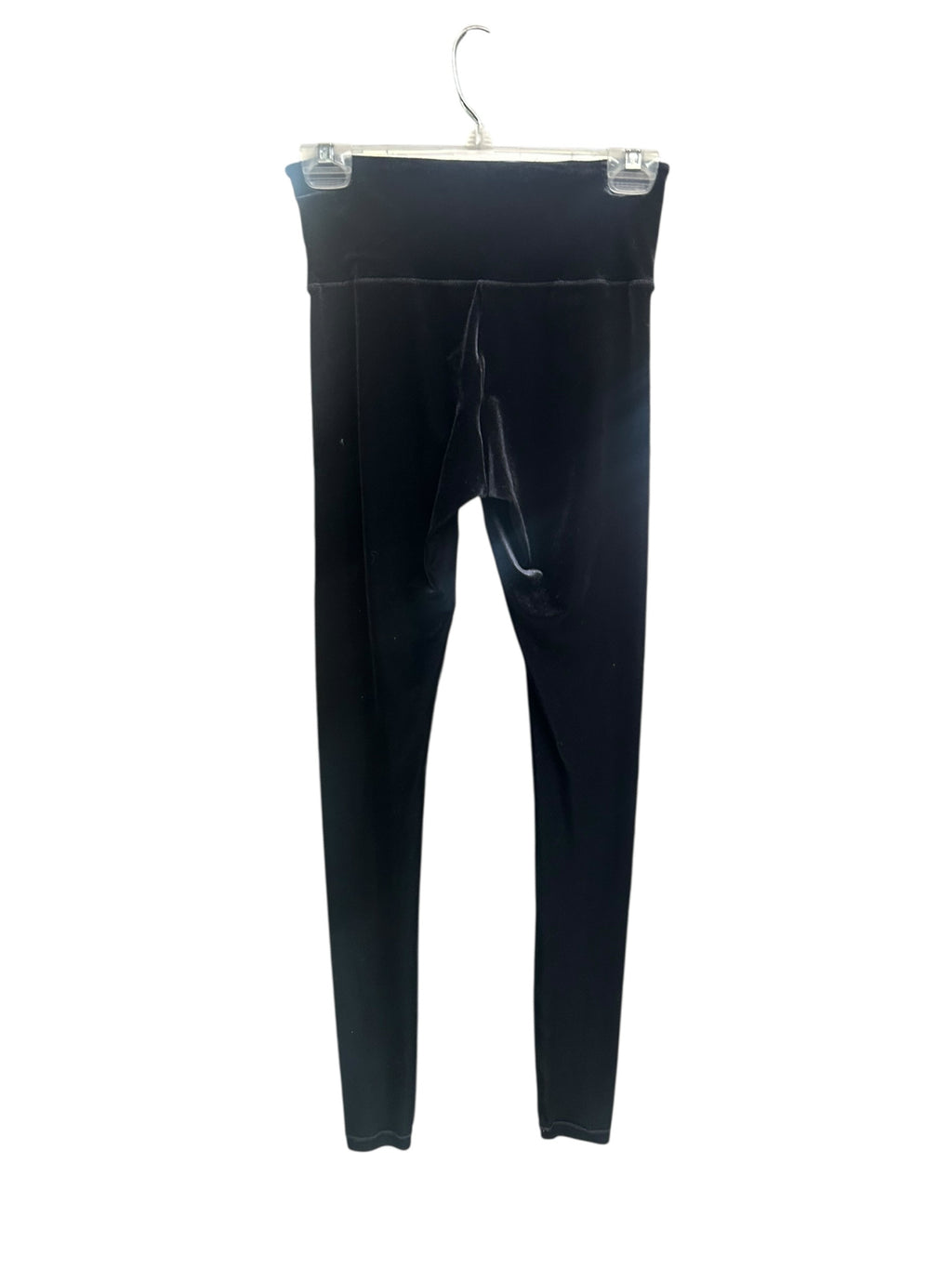 ATHLETA CHATARUNGA BLACK VELVET TIGHTS SIZE SMALL TALL