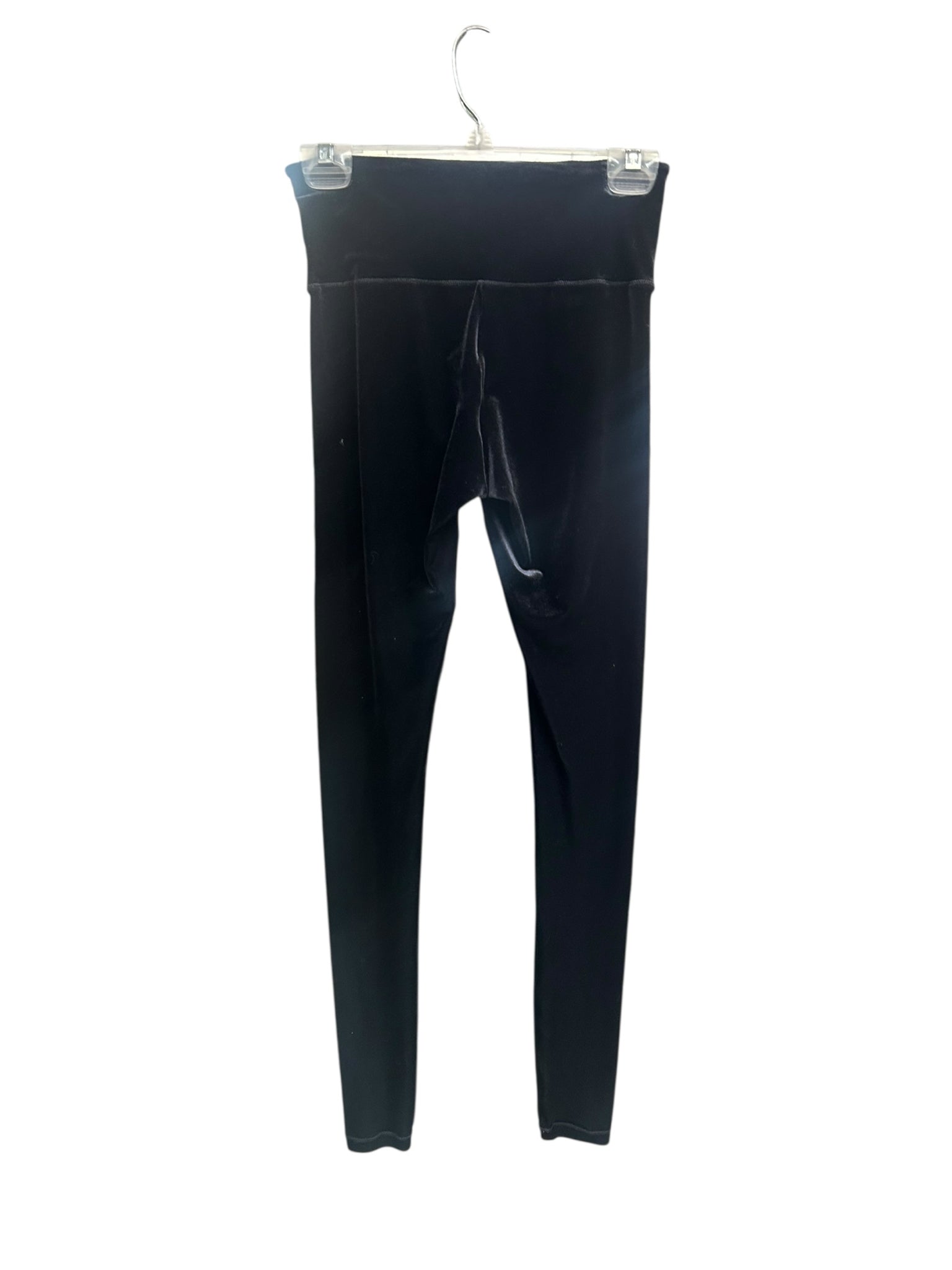 ATHLETA CHATARUNGA BLACK VELVET TIGHTS SIZE SMALL TALL