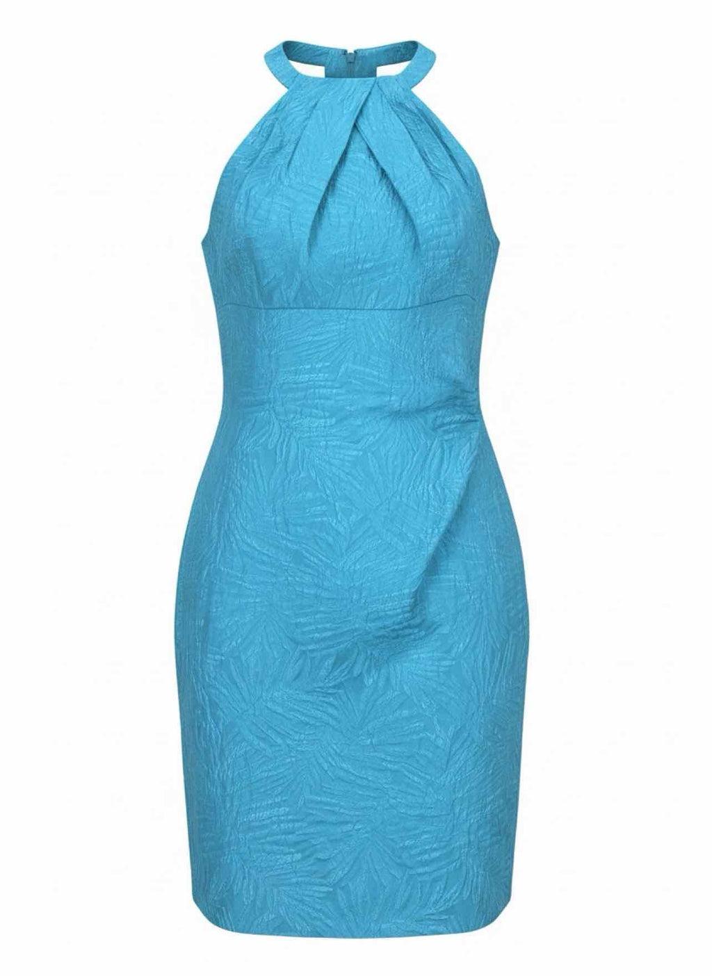 CARLISLE JACQUARD HALTER COCKTAIL DRESS SIZE:12