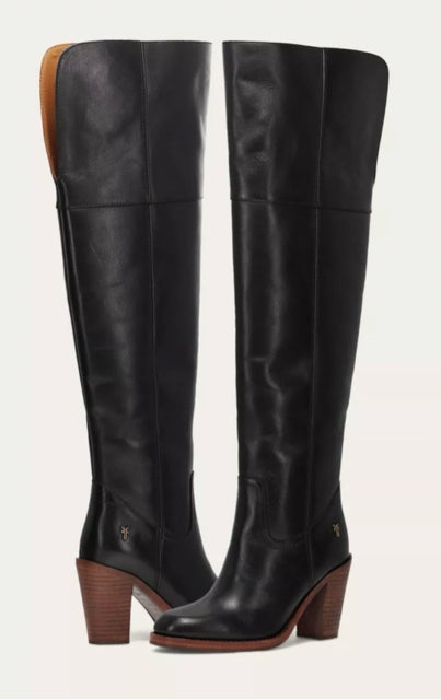 FRYE CORINNE OVER THE KNEE LEATHER BOOT SIZE: 7.5