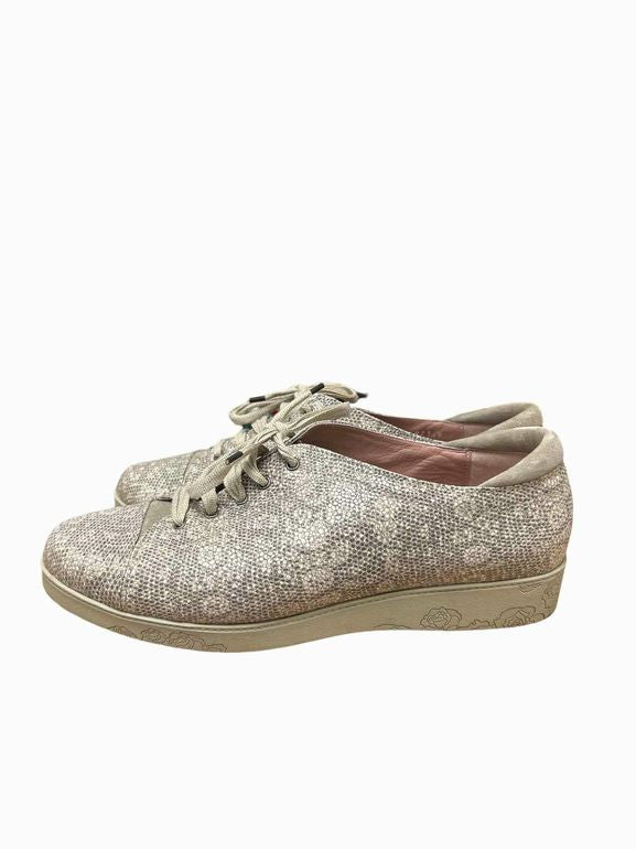 BEAUTIFEEL CELLA LEATHER TAUPE SNEAKER SIZE 41