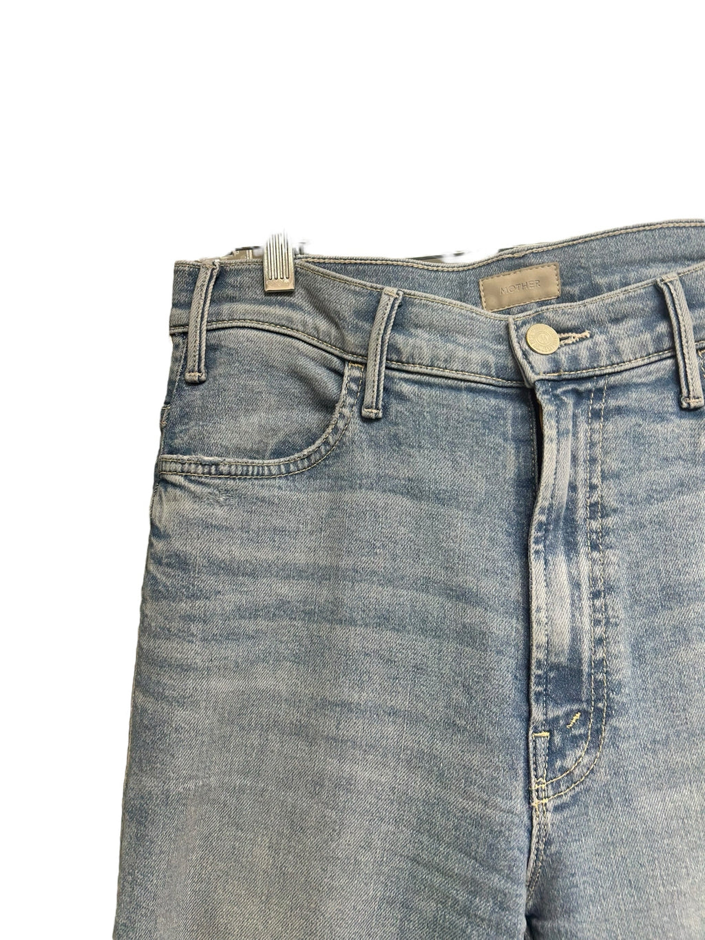 MOTHER THE HUSTLER ANKLE CHEW IN BY THE POOL LIGHT WASH SIZE 28