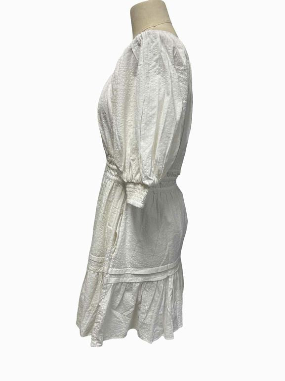 ANTHROPOLOGIE NWT SOMERSET MINI DRESS PUFF SLEEVE EDITION SIZE: M