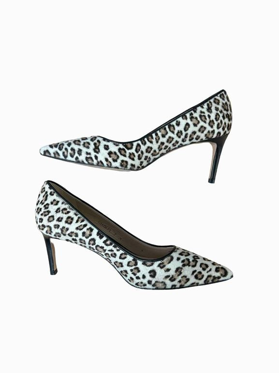 STUART WEITZMAN NWOB CALF HAIR POINT TOE PUMPS 7