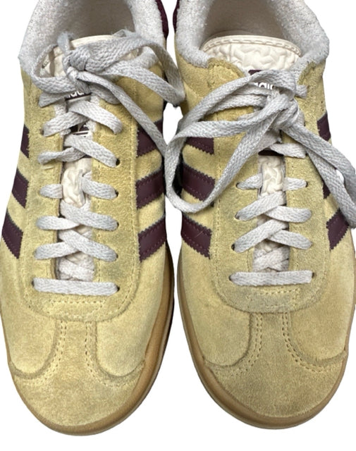 ADIDAS GAZELLE ALMOST YELLOW BOLD LACE-UP SIZE 6