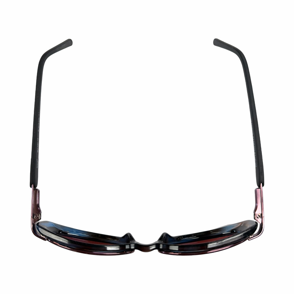 MAUI JIM VINTAGE HANA MJ124 POLARIZED SUNGLASSES RUBY WINE