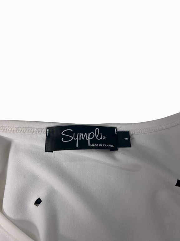 SYMPLI LASERCUT DRAPED SLVLS TOPPER SIZE: 4