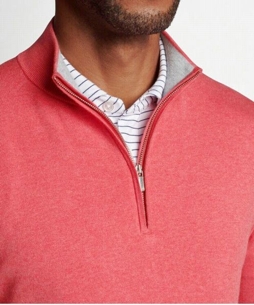 PETER MILLAR CASHMERE SILK BLEND 1/4 ZIP SWEATER NWOT SIZE: M