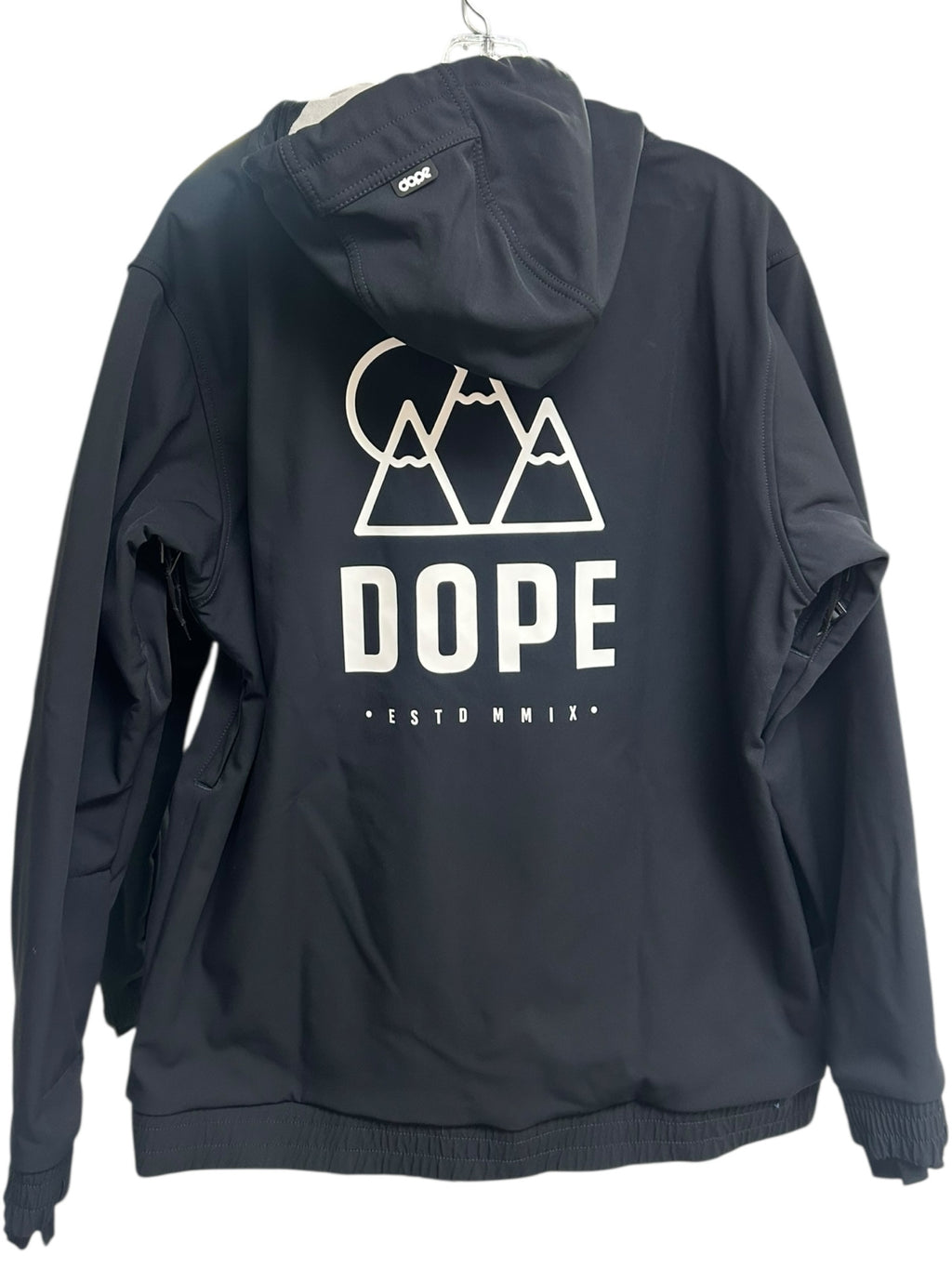 DOPE YETI SNOWBOARD SUMMIT BLACK MEN'S JACKET SIZE LARGE