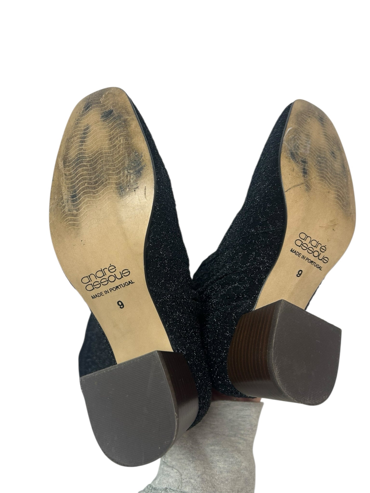 ANDRE ASSOUS VENUS SPARKLY SOCK BOOT SIZE 9