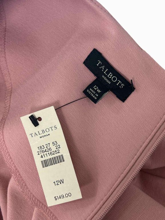 TALBOTS NEW! JERSEY SHIFT DRESS SIZE:12W
