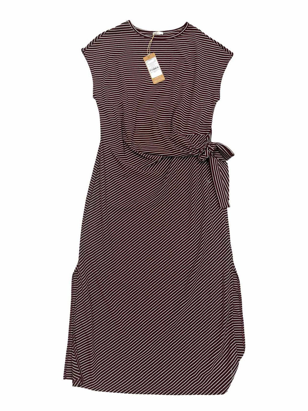 OGL NWT COOLING LYOCELL SIDE TIE WAIST DRESS SIZE: L