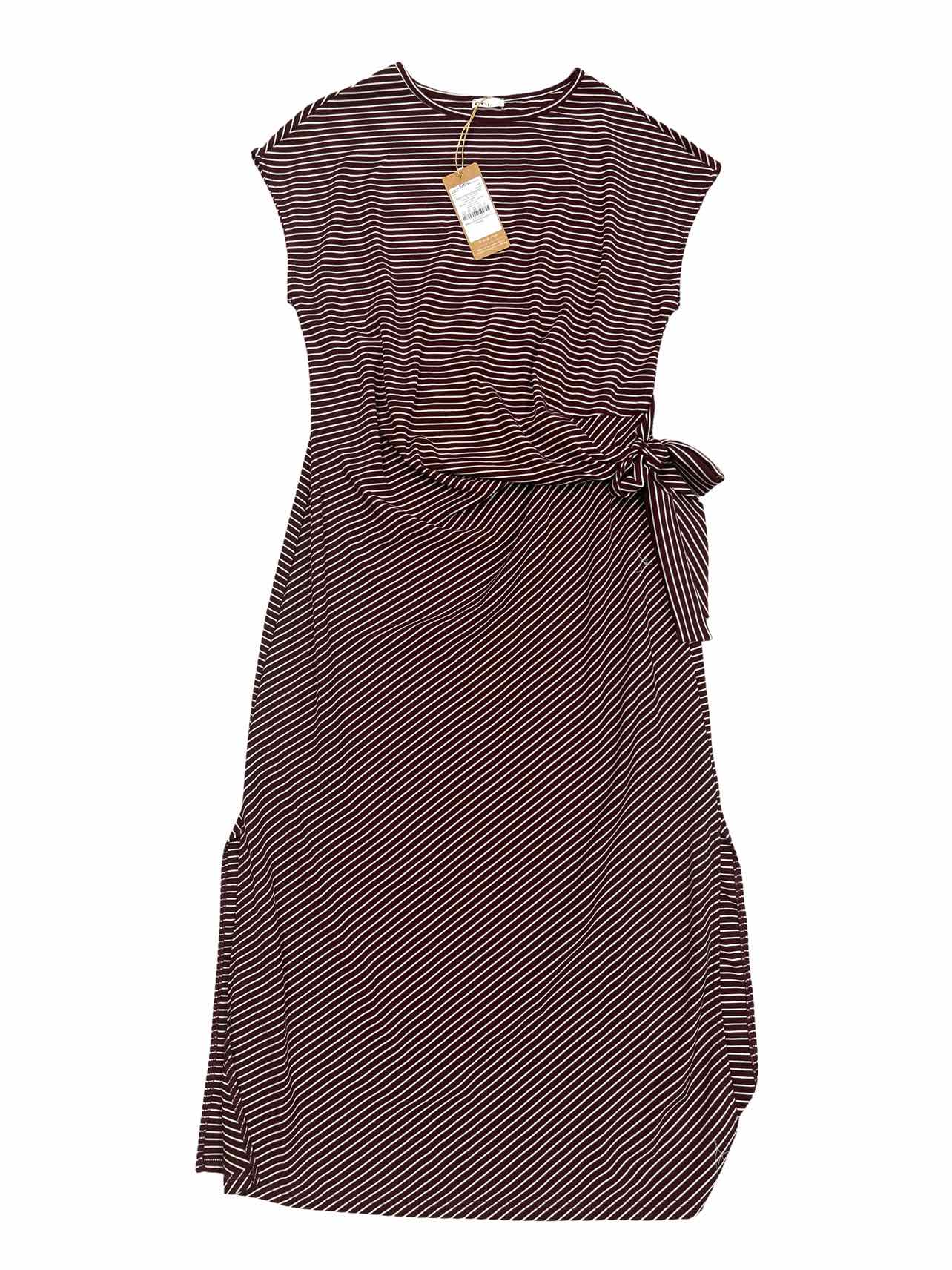 OGL NWT COOLING LYOCELL SIDE TIE WAIST DRESS SIZE: L