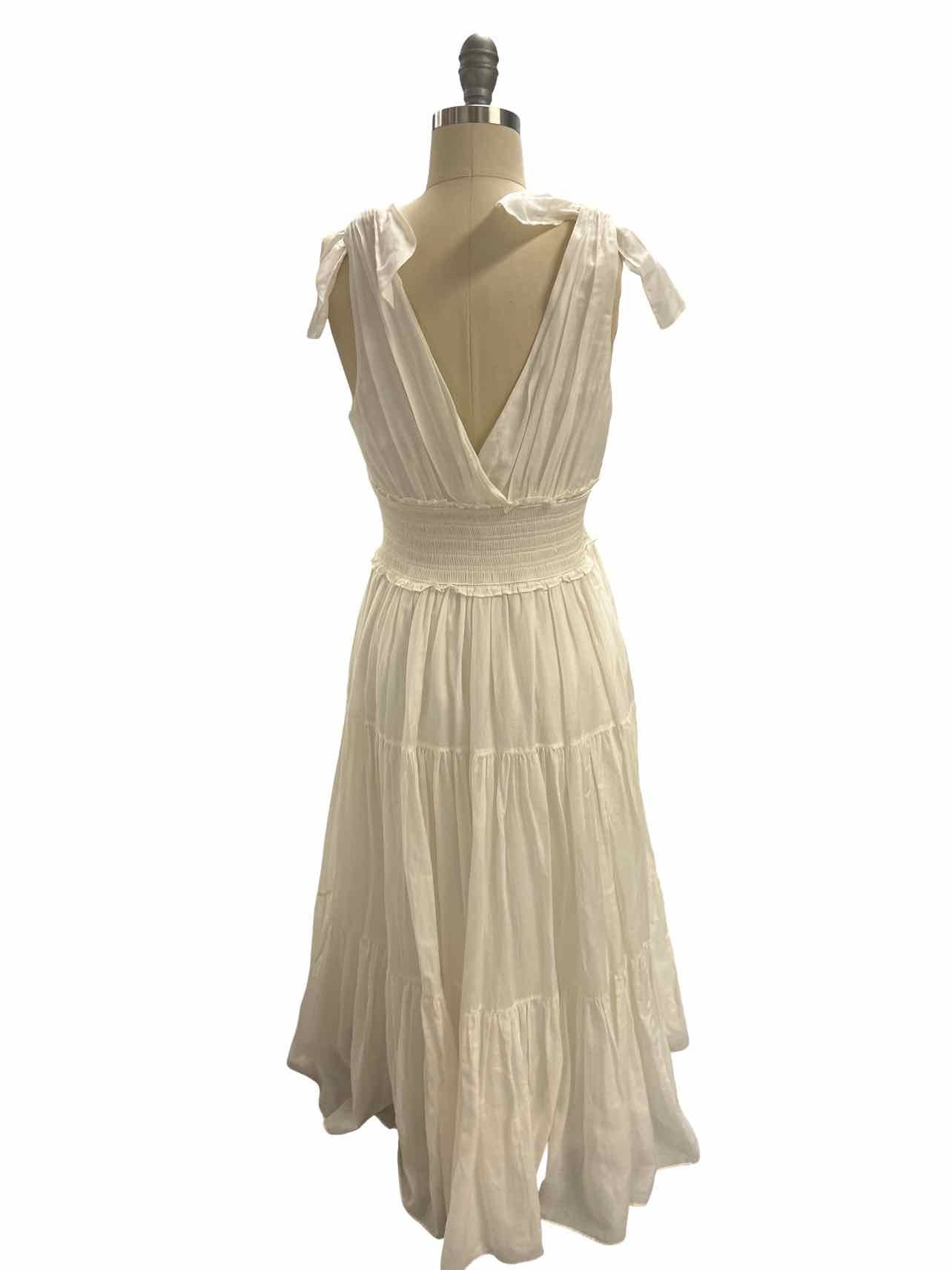 CINQ A SEPT TAMAR TIE STRAP MAXI DRESS SIZE: 8