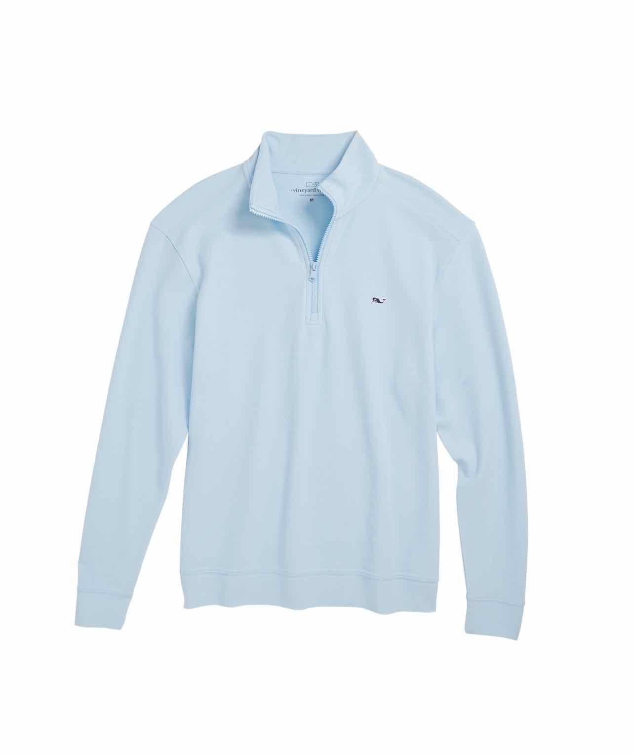 VINEYARD VINES NWT! BROADFIELD HALF ZIP JAKE BLUE SIZE: L