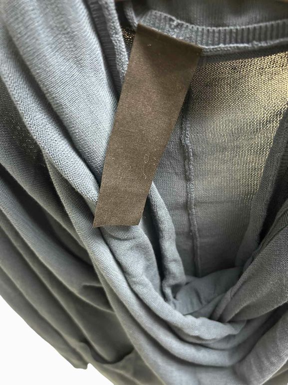 RUNDHOLZ LIGHTWEIGHT DRAPED WRAP COTTON CARDIGAN SIZE: S