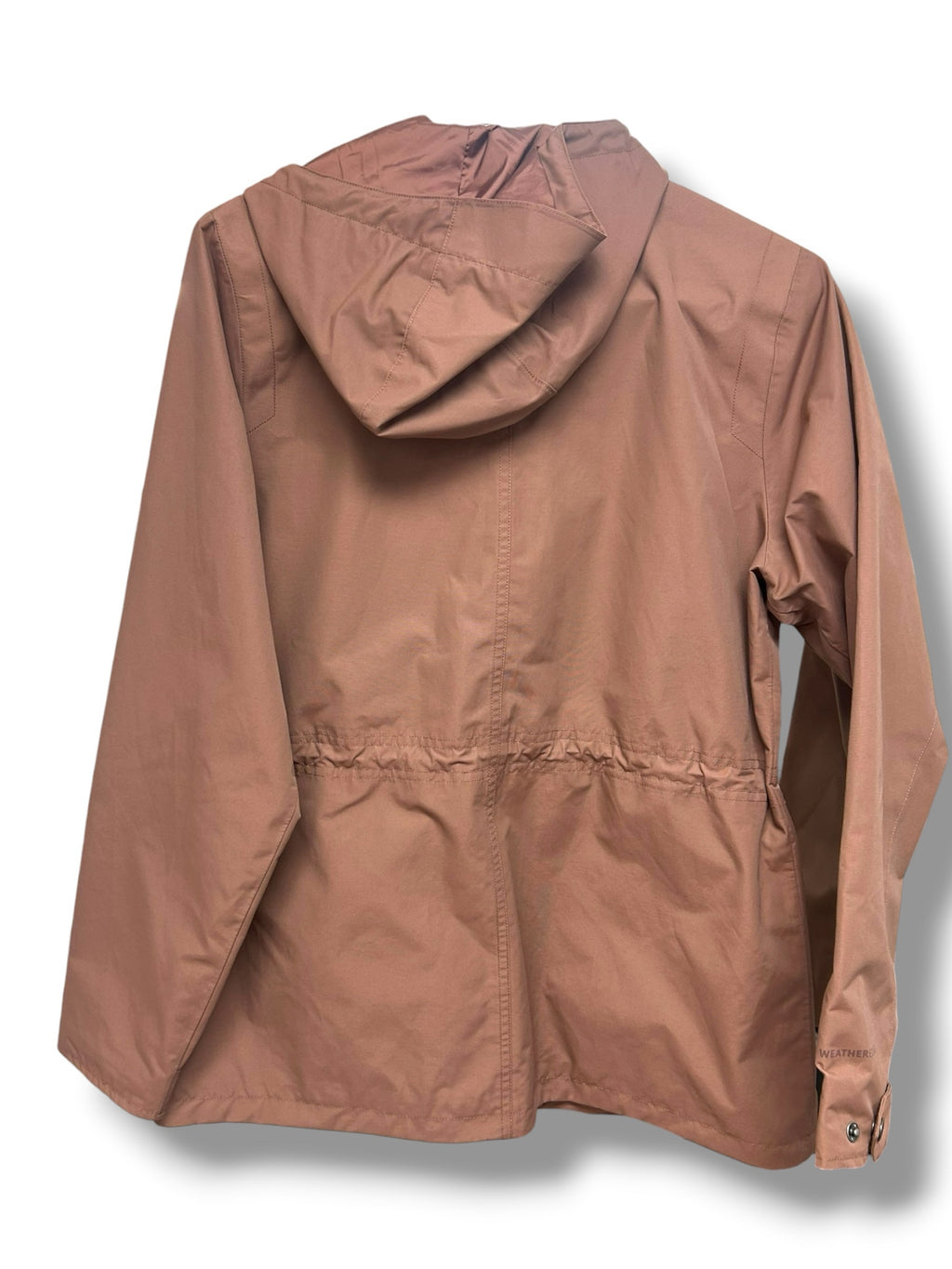 EDDIE BAUER CHARLY RAIN DUSTY ROSE PINK ZIP UP PARKA SIZE MEDIUM