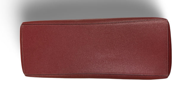 COACH LARGE FOLIO LEATHER WORK TOTE OXBLOOD