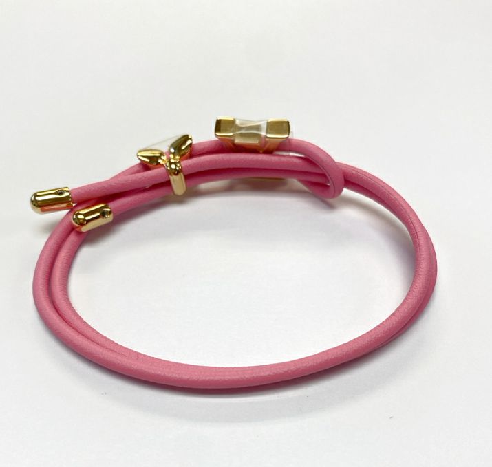 LOUIS VUITTON NEW IN BOX LV BLOOM BRACELET IN VALENTINE PINK