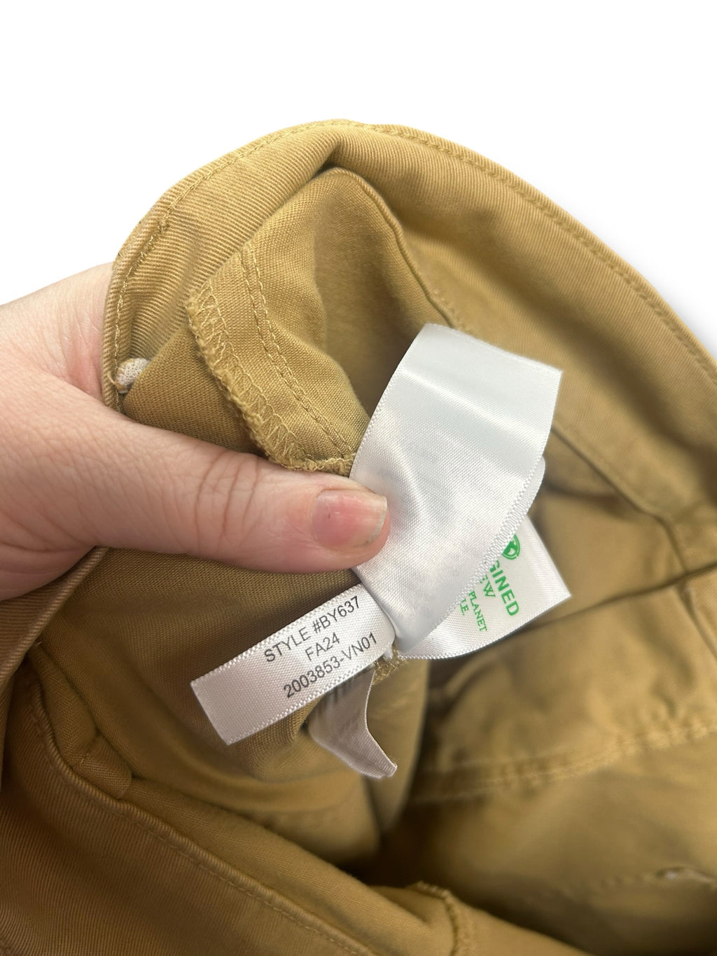 JCREW SAILOR SLIM WIDE LEG PATCH POCKET CROP KHAKI PANTS SIZE 34