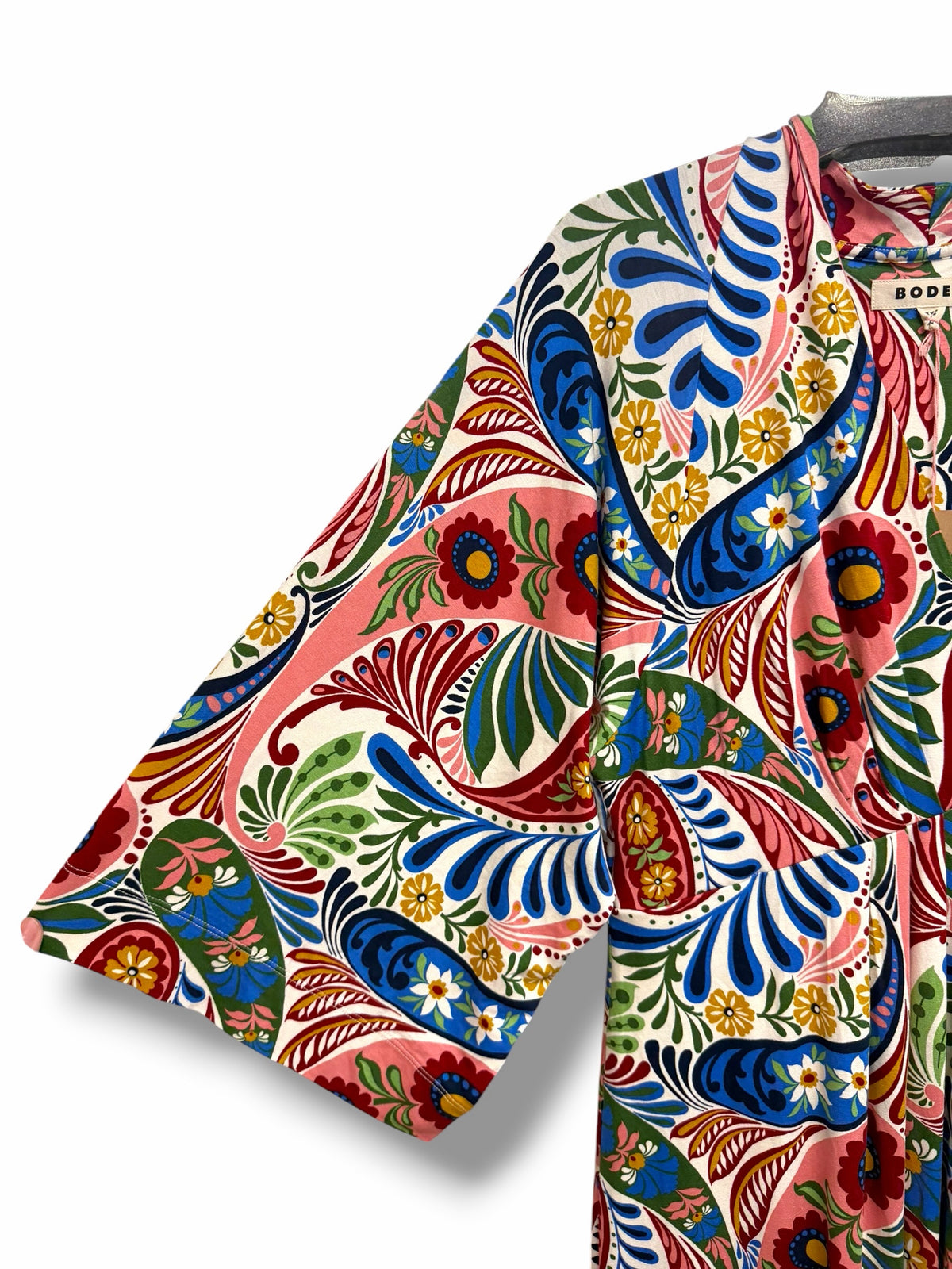 NWT BODEN NELL KIMONO MIDI JERSEY DRESS IN ENCHANTED PAISLEY US SIZE 12