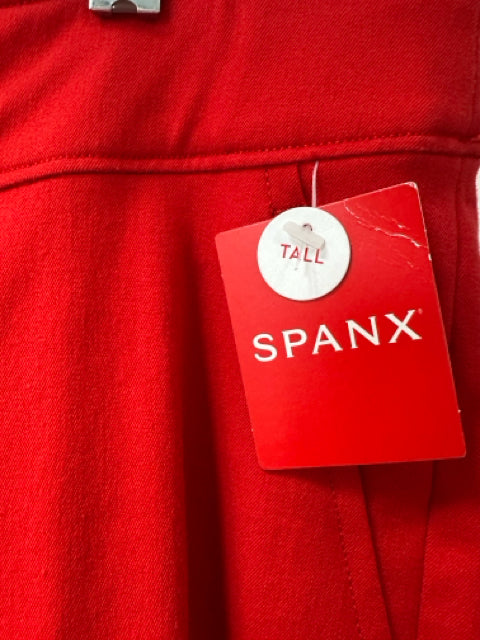 SPANX NWT! ON THE GO KICK FLARE RED PANT SIZE  SMALL TALL
