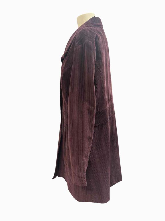 JJILL  CORDUROY BUTTON-DOWN CAR COAT SIZE: M