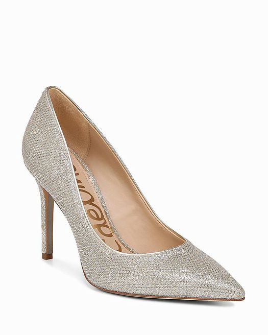 SAM EDELMAN HAZEL SHIMMER PUMP 8.5