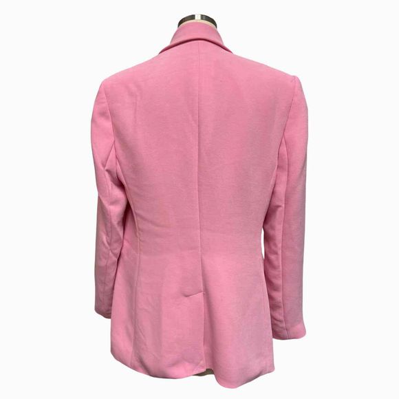 EXPRESS NWT! DOUBLE BREASTED BUBBLEGUM PINK BLAZER SIZE L