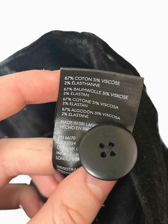 ANTHROPOLOGIE SMAEVE VELVET THE COLETTE WIDE LEG PANT SIZE: 32