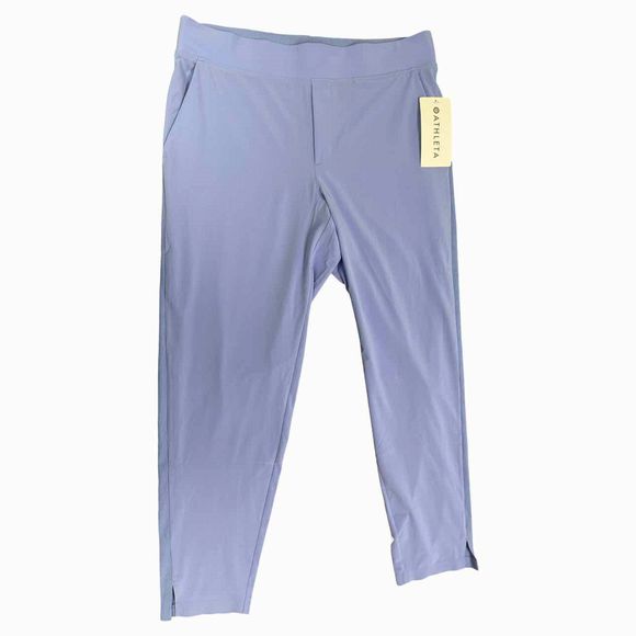 ATHLETA NWT! BROOKLYN ANKLE PANT IN BLUE SIZE 10